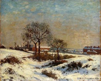 Camille Pissarro : Landscape under Snow, Upper Norwood